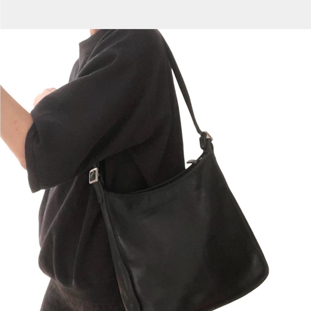 Coach Black Leather Shoulder Bag